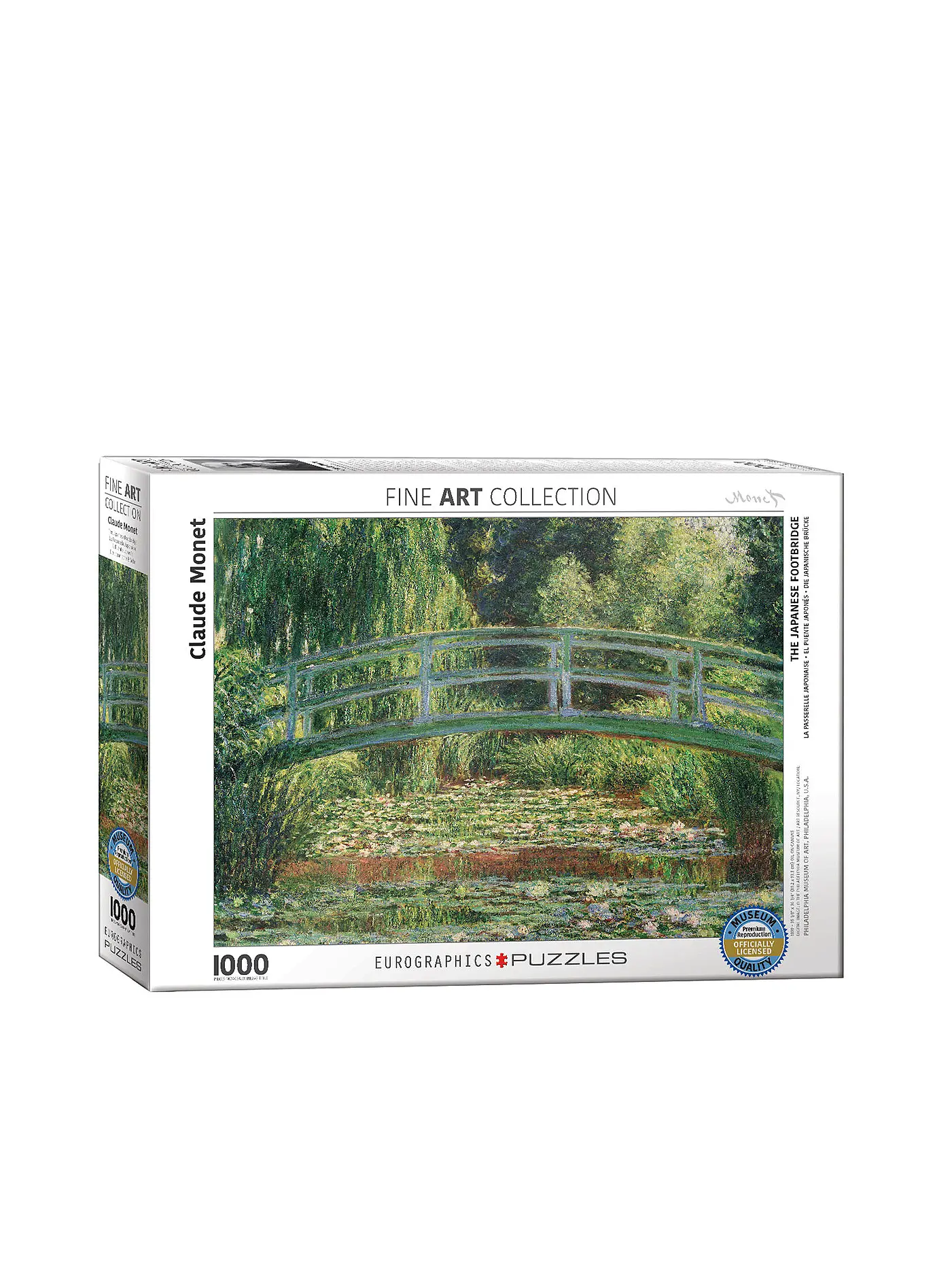 EUROGRAPHICS | Puzzle - The Japanese Footbridge (1000 Teile) Monet | 